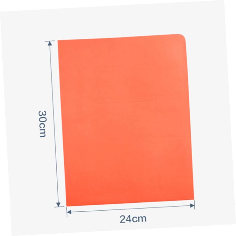6 Pack Colorful Paper File Folders Multipurpose Office Document Holder Blue - Image 3