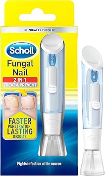Scholl Fungal Nail Treatment 38 ml Fungal Nail Infection Treatment and Prevention Kit Includes 38ml Liquid and 5 Disposable Nail Files Pack of 1 - Image 1