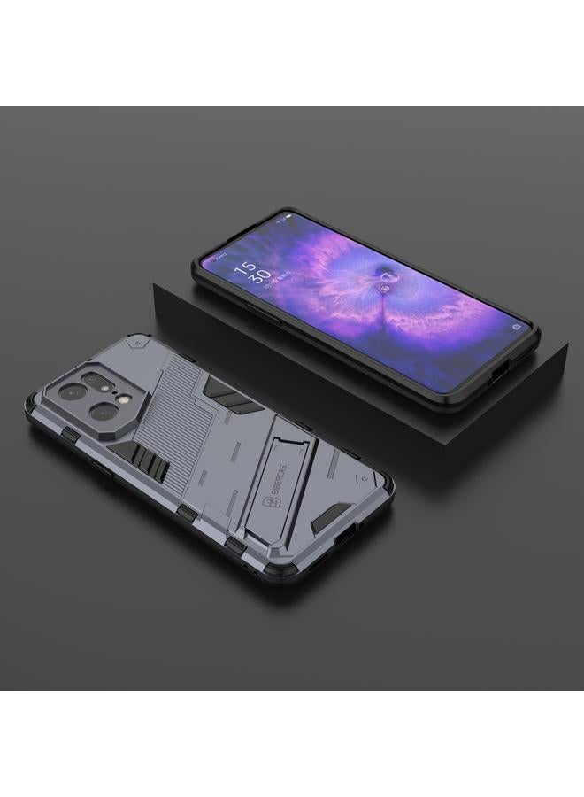 S-TOP Case For OPPO Find X5 Pro Punk Armor 2 in 1 PC + TPU Shockproof Phone Case with Invisible Holder - Image 5
