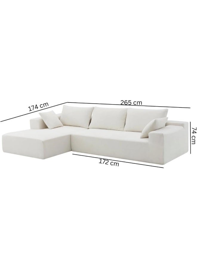 Modern L-Shaped Sectional Sofa - Image 2