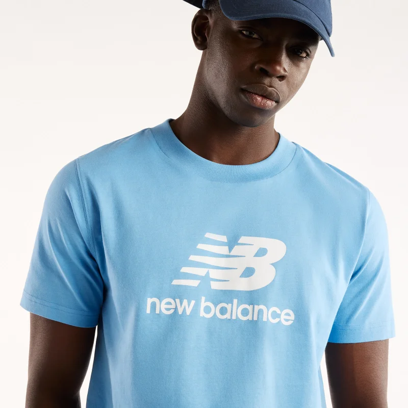 New Balance Analog Blue Men's Sport Essentials Logo T-Shirt for Men | Best Price UAE