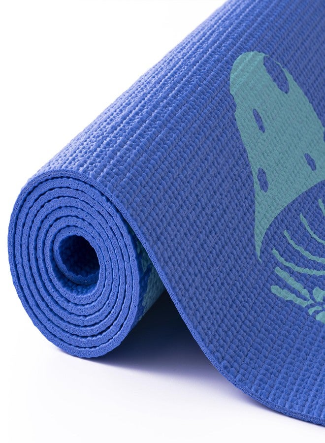 Myga Silk Print Kids Yoga Mat,Non-Slip Yoga Mat for Childrens Exercise, Fitness, Yoga and Mindfulness Lightweight, Easy Clean Play Mat for Girls and Boys - Image 4