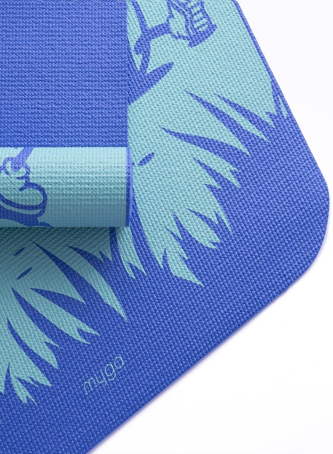 Myga Silk Print Kids Yoga Mat,Non-Slip Yoga Mat for Childrens Exercise, Fitness, Yoga and Mindfulness Lightweight, Easy Clean Play Mat for Girls and Boys - Image 3