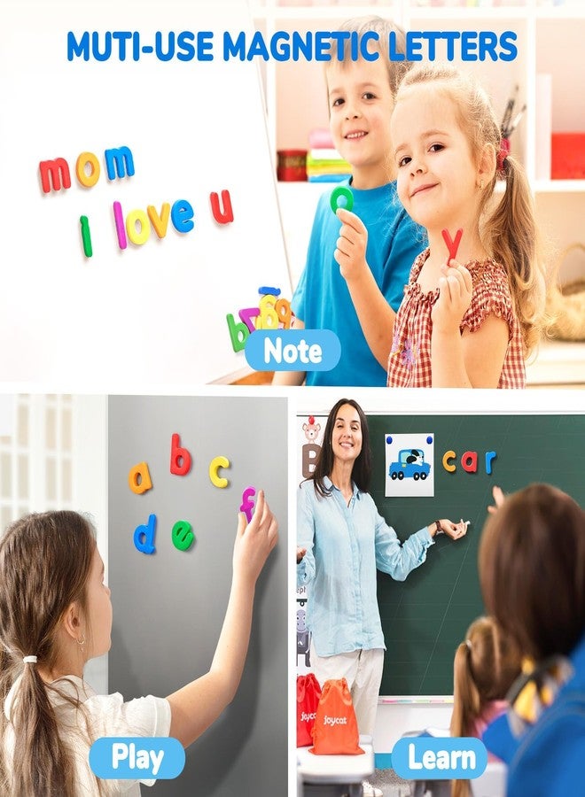 JoyCat Magnetic Letters, 312 Pieces Lowercase Alphabet Fridge Magnets, ABC Magnets for Toddlers Kids, Educational Learning Plastic Letters Set for Kindergarten Classroom - Image 4