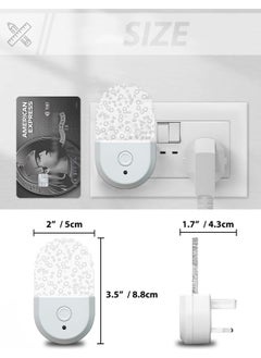 Alruht Night Light Plug in, LED Night Light with Dusk to Dawn Sensor, 8 Light Modes, 1W Dimmable Night Lamp for Kids Room, Kids Gift, Bedroom, Stair, Hallway  - Image 2
