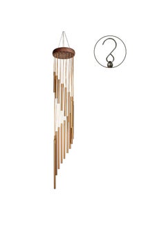 SuninYo SuninYo Wind Chimes Outdoor36 Amazing Grace Wind Chimes with S Hooka Quality Gift for Garden Patio Balcony and Indoor Decor18 TubesGolden  - Image 1
