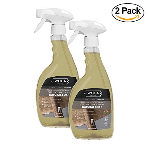 WOCA Denmark – Natural Soap – Ready to Use Spray -Plant Based Cleaner for Everyday Maintenance, 2 Pack - Image 2