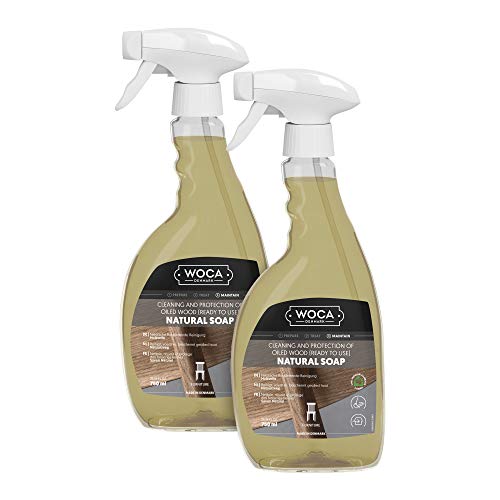 WOCA Denmark – Natural Soap – Ready to Use Spray -Plant Based Cleaner for Everyday Maintenance, 2 Pack - Image 1