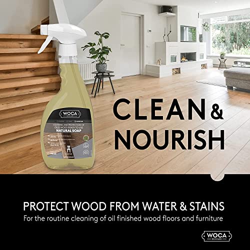 WOCA Denmark – Natural Soap – Ready to Use Spray -Plant Based Cleaner for Everyday Maintenance, 2 Pack - Image 3