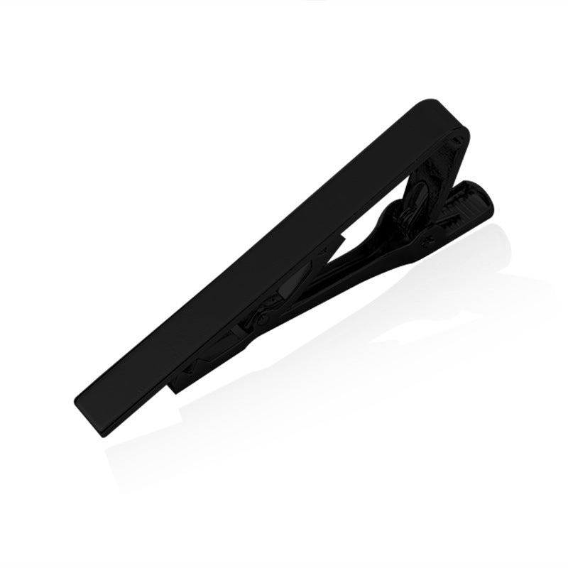 New Mens Simple Shirt Tie Clip HQ185 Black