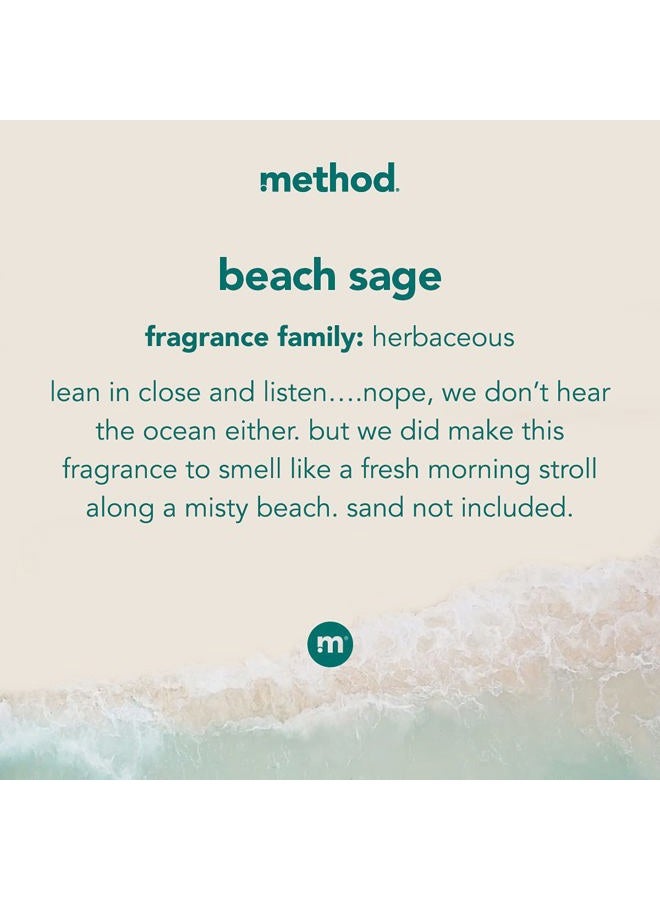 Method منظف غسيل سائل؛ رائحة شاطئ المريمية، مزيل بقع نباتي؛ 66 غسلة لكل زجاجة سعة 53.5 أونصة؛ (عبوة من 1) - Image 3