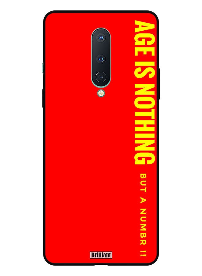 Brilliant Protective Case Cover For OnePlus 8 Age Is Nothing But A Number - Image 1
