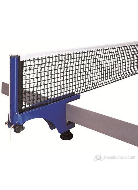 Blue Table Tennis Vise Deluxe Ping-Pong Net Mesh Iron Set