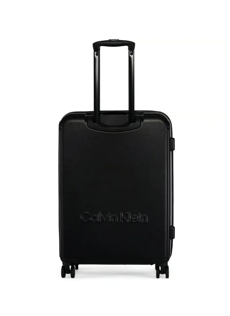 CALVIN KLEIN Bleeker Street Hardside Luggage on Wheels for Unisex | Ultra Lightweight ABS on with Spinner Wheels 4 Color Black
