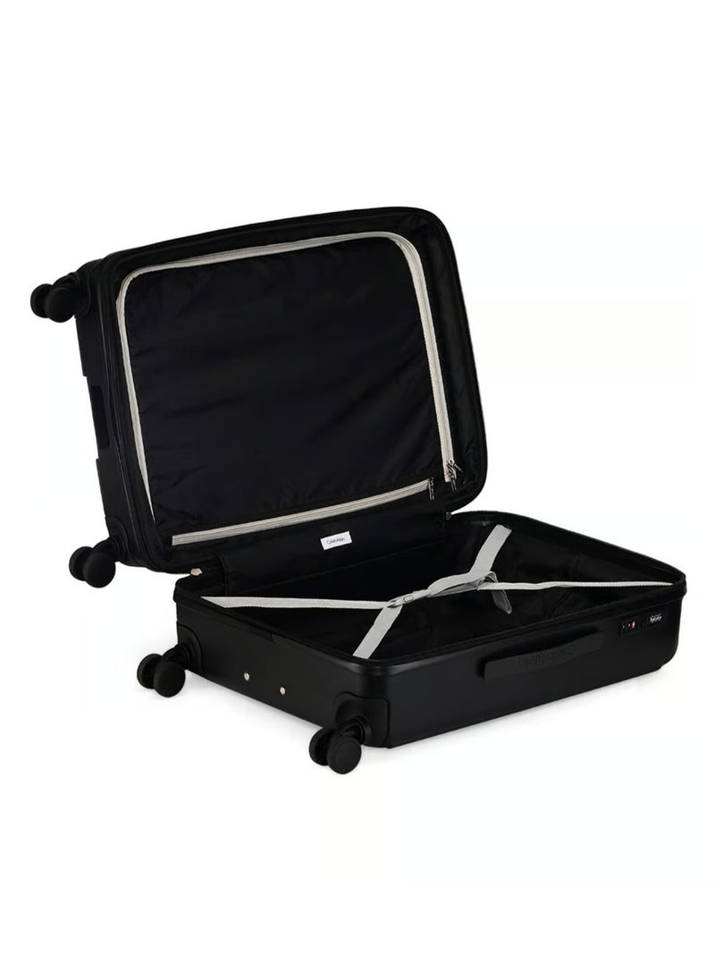 CALVIN KLEIN Bleeker Street Hardside Luggage on Wheels for Unisex | Ultra Lightweight ABS on with Spinner Wheels 4 Color Black  - Image 5