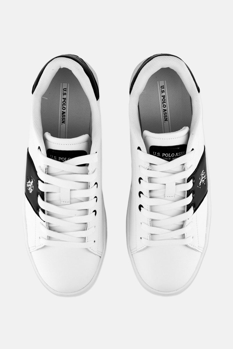U.S. Polo Assn. Women Maraya Lace Up Casual Shoes, White  - Image 2