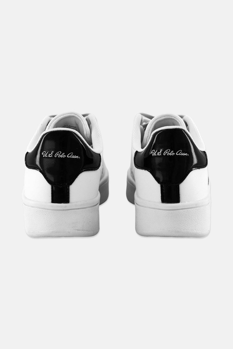 U.S. Polo Assn. Women Maraya Lace Up Casual Shoes, White  - Image 3