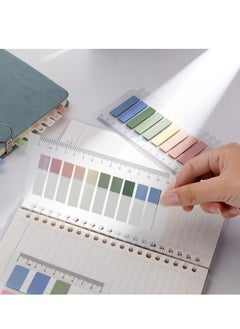 Generic Sticky Index Tabs, Colored Adhesive  2 Size Writable and Repositionable File Reading Flags for Pages or Book Markers, Notes, Books, Paper, Classify File 520 Pieces  - Image 2
