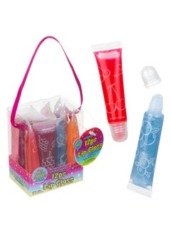Expressions Expressions 24pc Lip Gloss Set, Flavored Lipgloss Squeeze Tubes with Carrying Case, Lip Gloss Set Value Pack, Assorted Fruit Flavored Lip Glosses, Kid-Friendly Non Toxic Makeup  - Image 5