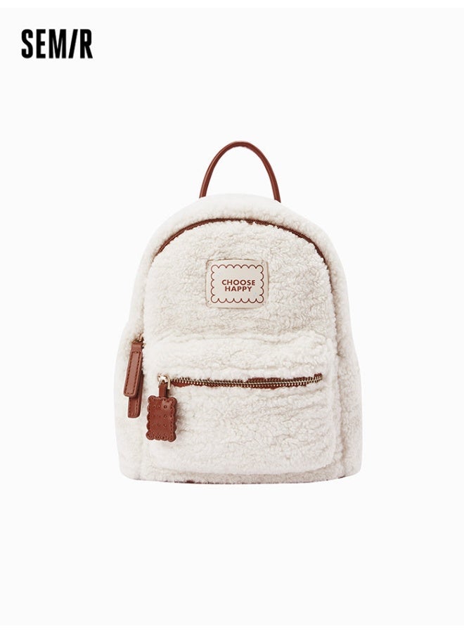 سيمير شنطة ظهر بفرو ناعم للنساء - Image 4