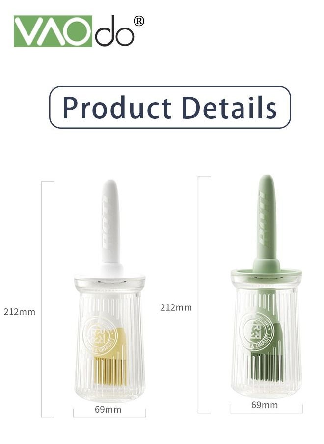 2PCS Silicone Basting Pastry Brush with Storage Tank Pastry Brush for Baking Cooking Bbq Grill Spread Oil Butter Sauce - pzsku/Z8A9111995566E2E623E1Z/45/_/1688366132/30f59e4a-3db1-4a11-8d98-08b4d800da41