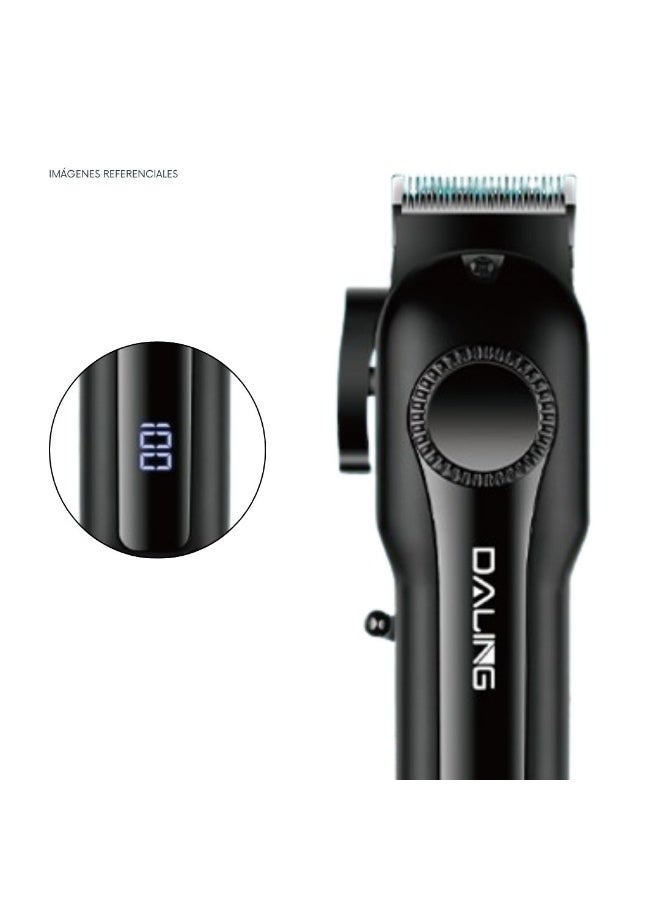 DALING DL-1923 Professional Hair Clipper USB Rechargeable with Digital Display, Blade Head with Four-level Micro-adjustment - Image 5