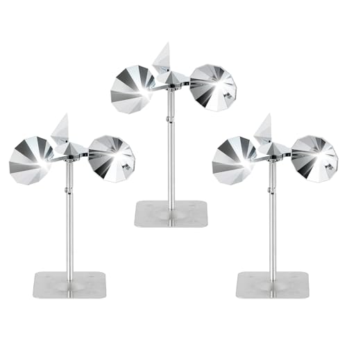 OFFO 3 PCS Bird Scare Reflective Device Bird Reflector Keep Pigeon Woodpeckers and Sparrows Away for Outdoor Use Boats Roofs Gardens - Image 1