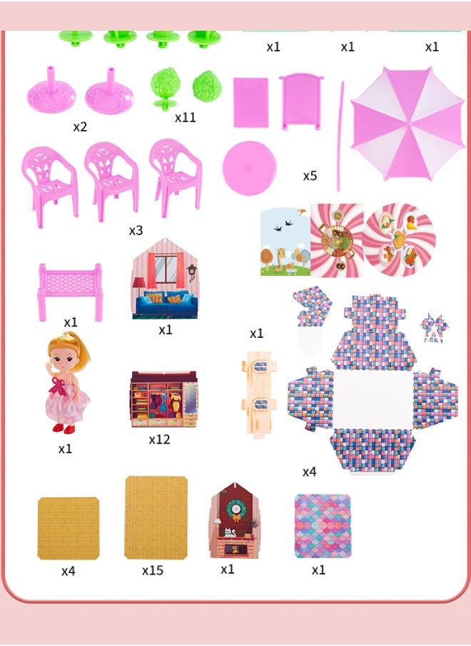 Twilen Villa Creative Role Play Set - Puzzle Princess Dream 275 Pieces  - Image 5