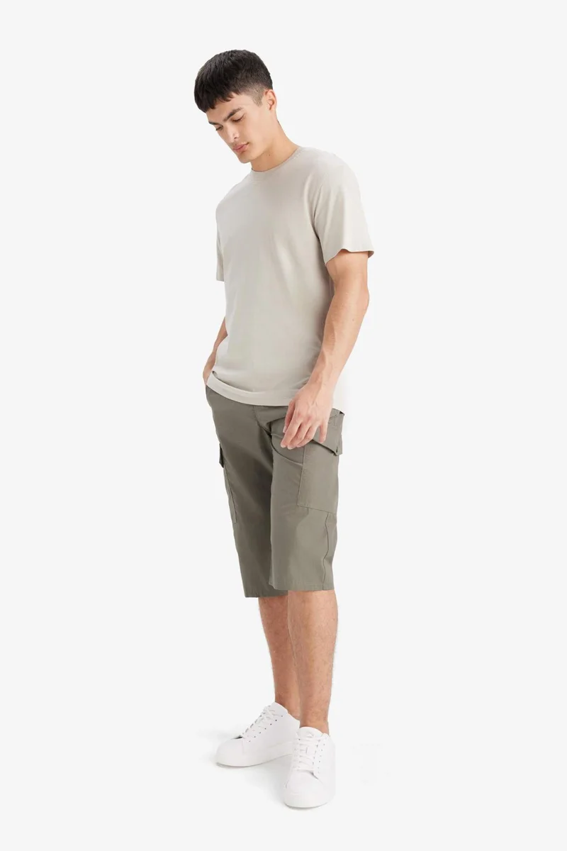 ديفاكتو Cotton Regular Fit Capri Pants
