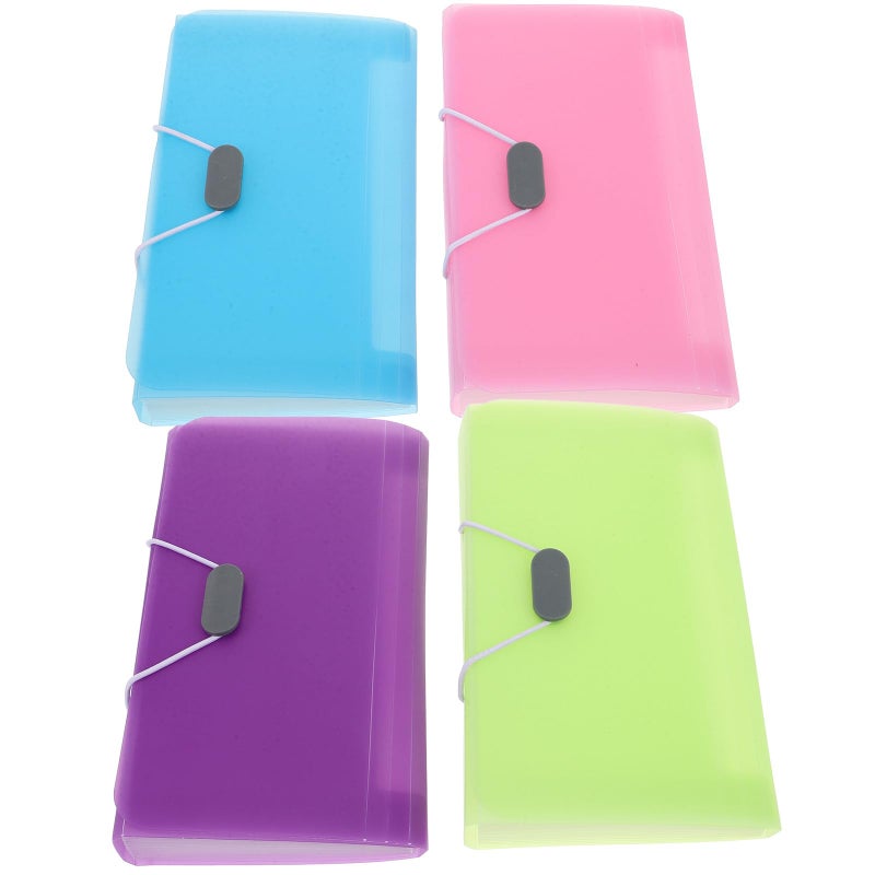 A6 Mini Plastic Expanding File Folder Set 13 Compartments for Receipt Document Storage Office Filing - Image 2