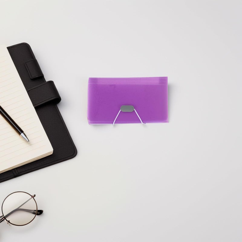 A6 Mini Plastic Expanding File Folder Set 13 Compartments for Receipt Document Storage Office Filing - Image 5
