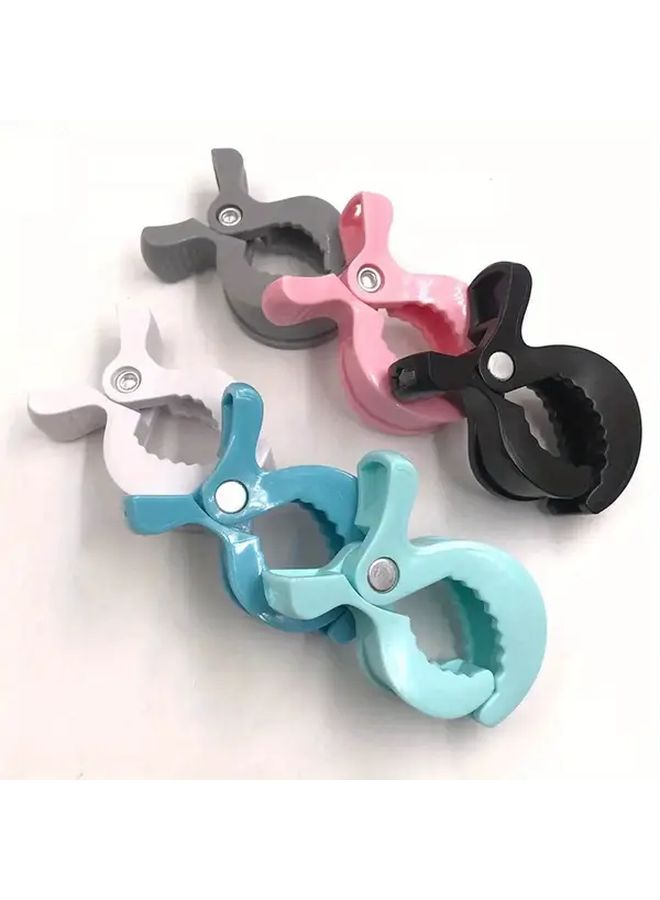 Yellow Universal Stroller Hooks Heavy Duty ABS Organizer For Diaper Bags And Shopping - Image 4