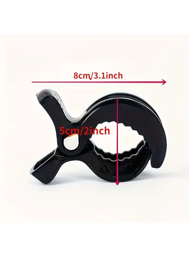 Yellow Universal Stroller Hooks Heavy Duty ABS Organizer For Diaper Bags And Shopping - Image 2