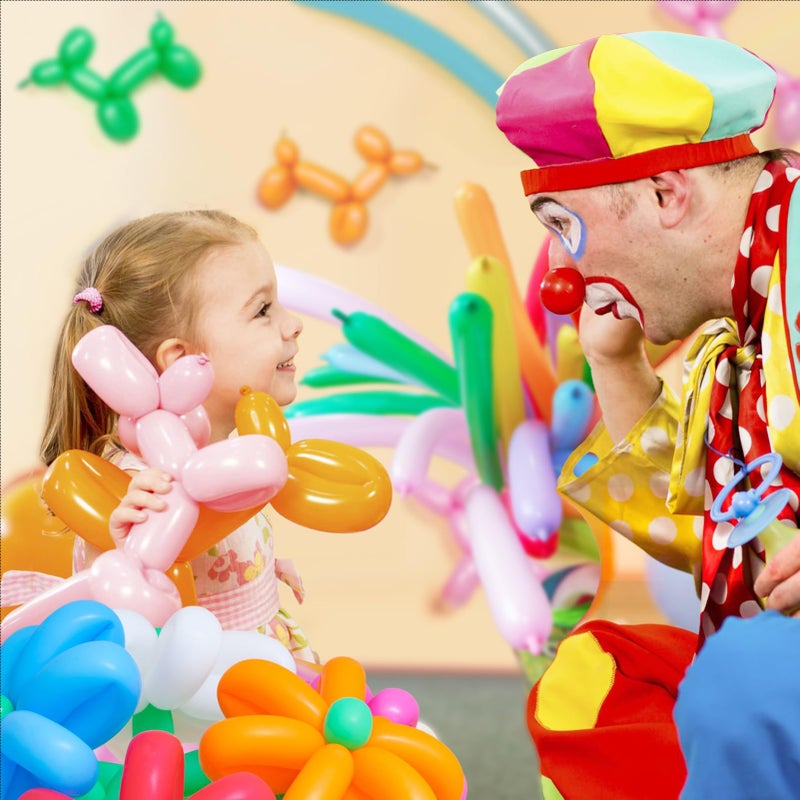 Apipi 100 Pcs 260Q Balloons Kit with Pump - Kids Premium Latex Twisting Long Balloons to Make Animals Flowers, Fun Rainbow Balloons for Party Boys Girls Christmas Birthday Gifts Clowns Wedding Decor - Image 5