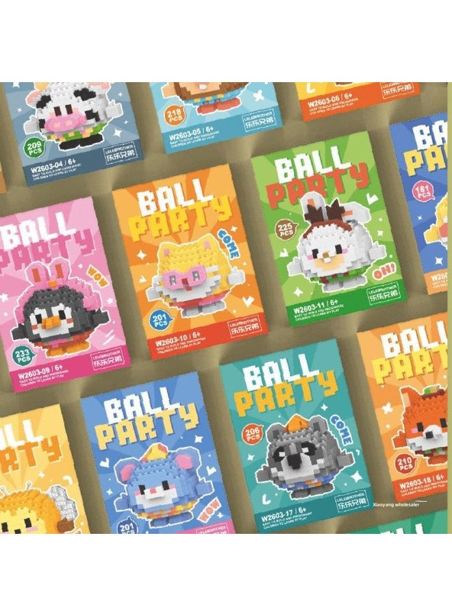 Puzzle Assembled Granular Building Blocks Toy Children Boys Girls Birthday Sharing Gift Pupils Reward Small Gifts-Color:6640 Particle Building Blocks 30 Boxes - Image 5