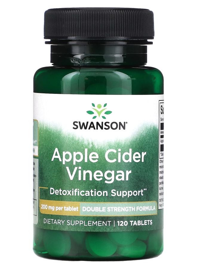 SWANSON Apple Cider Vinegar 200 mg 120 Tablets