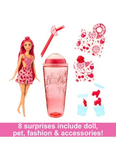 Halloween Barbie Pop Reveal Fruit Series Watermelon Crush Doll  - Image 2
