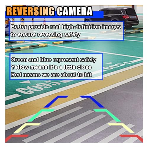 KITUREK Car License Plate Backup Camera, Wide-Angle Night Vision LED Camera, 8-Light Infrared Vehicle Camera, Dustproof, Waterproof, Shockproof, Anti-Fog, High-Definition Car Rear View Camera (LP3-8 Light) - Image 5