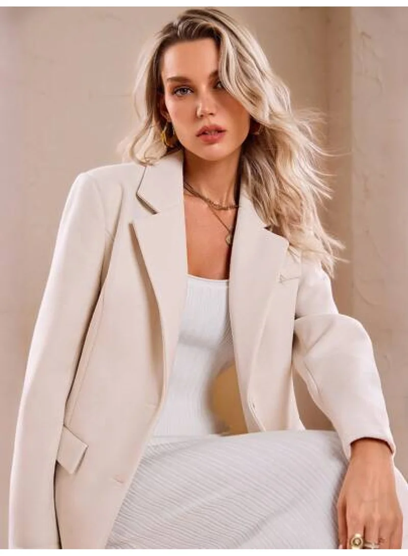 SIMPLEE Versatile Women's Coat Elegant Daily，Work，Date Outfit