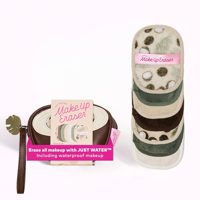 Makeup Eraser The Original, 7-Day Set, Erase All Makeup with Just Water, Including Waterproof Mascara, Eyeliner, Foundation, Lipstick, Sunscreen, and More!