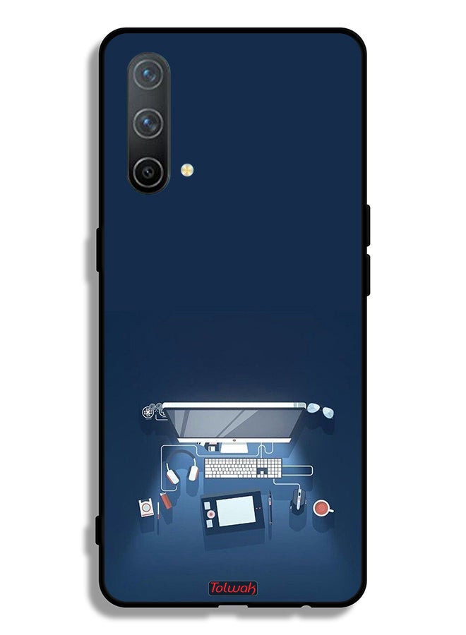 Tolwak OnePlus Nord CE 5G Protective Case Cover Computer Desk Art - Image 2