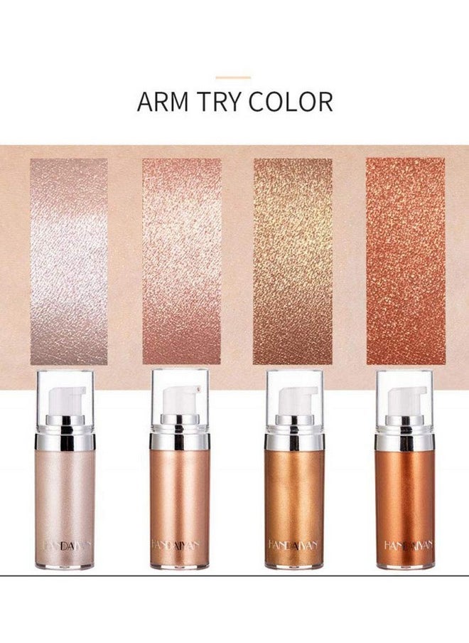 Body Face Luminizer Highlighter Cream Spray Liquid Bronzer Illuminator Glow Glistening Makeup Foundation Cheekbone & Blush Liquid Highlighter Smooth Shimmer Glow Makeup(01 Pearl White) - pzsku/Z8A91C10132297AC5FE85Z/45/_/1720850047/2c00219c-2b8e-4ee1-805a-9f98119aeebc