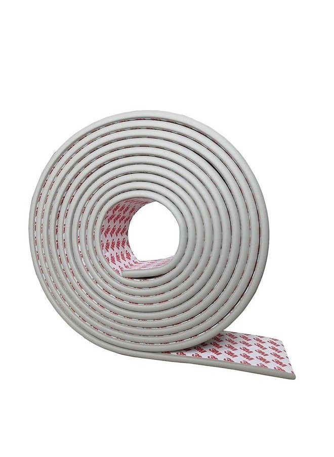 Leeonz - Baby Proofing Edge Corner Protector Table Bumper Guard Soft Rubber Foam Guard 3M Pretaped Extra Large Strip 6.5Ft Baby Proof Corner Guard Heavyduty (Pack Of 2 Grey) - Image 1