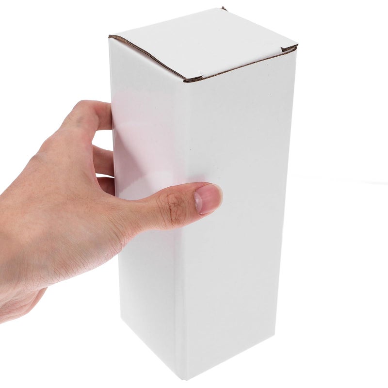 Triple Layer Hardboard Corrugated Cardboard Boxes 7x7x19cm 10 Pack For Shipping Storage Moving - Image 4