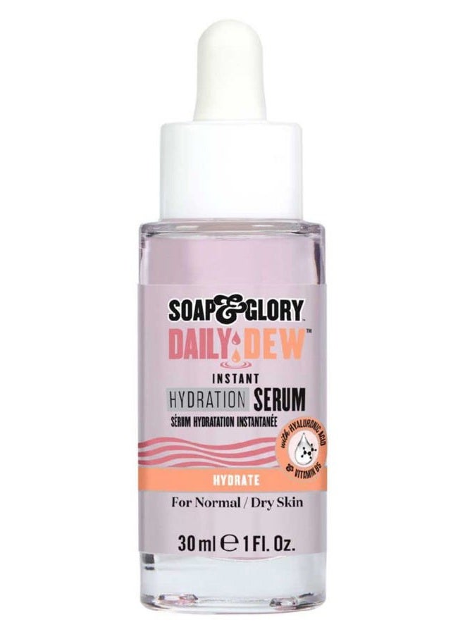 Soap & Glory سيروم الوجه المرطب الفوري - فيتامين ب5 المنعش، ماء الورد + سيروم حمض الهيالورونيك - علاج مرطب خفيف الوزن وسريع الامتصاص (30 مل) - Image 4