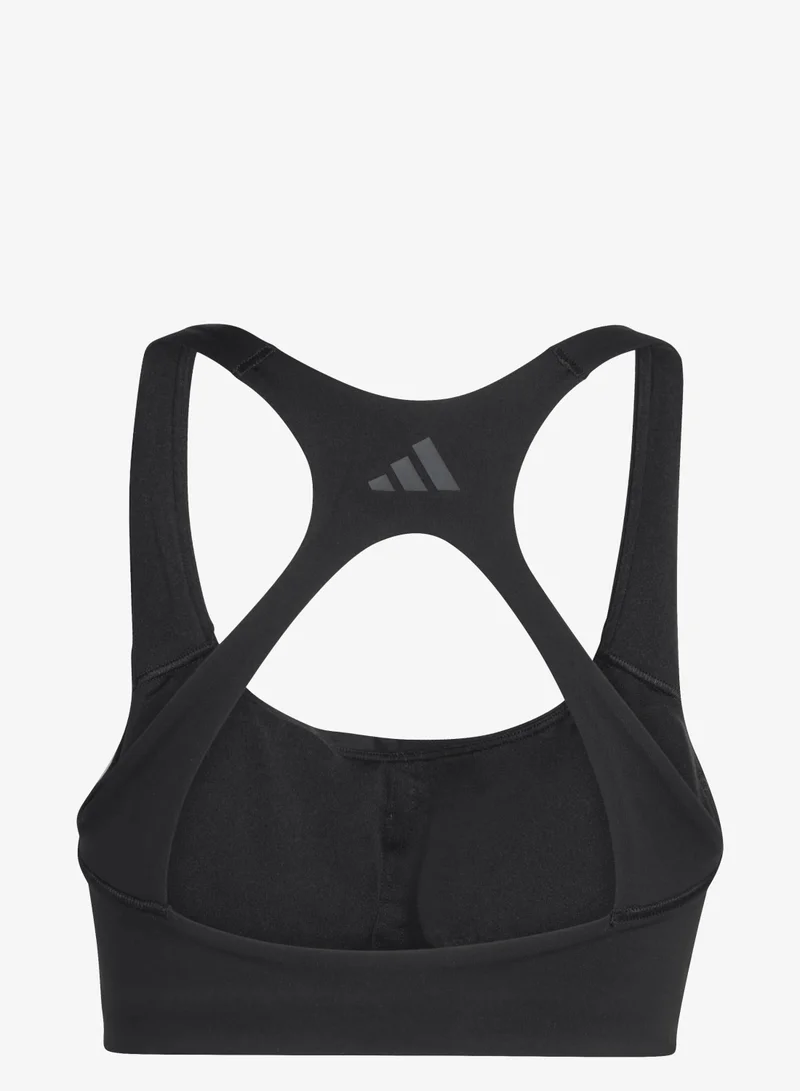 Adidas Optime Workout 3-Stripes Medium Support Bra