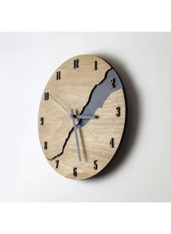 Home Gallery Modern Wall Clock with Numbers Silent Unique Wood Minimalist Wall Clock With hour numbers  - Image 4