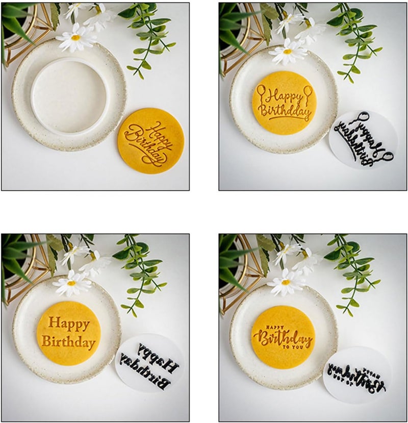 Cookie Birthday Theme Baking Tool Texture Suitable for Birthday and Creative Kitchen Cookie Baking Tool - Image 4