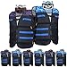 POKONBOY 8 Pack Tactical Vest Kits Fit for Nerf Guns NStrike Elite Series for Kids Birthday Toy Gun Wars Basement or Backyard Games Birthday Party Supplies with Kids Vests Face Masks Protective Glasses - Image 2