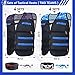 POKONBOY 8 Pack Tactical Vest Kits Fit for Nerf Guns NStrike Elite Series for Kids Birthday Toy Gun Wars Basement or Backyard Games Birthday Party Supplies with Kids Vests Face Masks Protective Glasses - Image 4